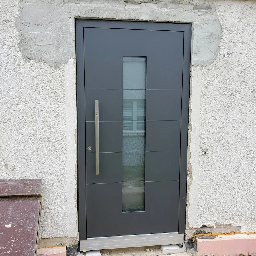 Inotherm Exclusiv, anthrazit, Altbau-Rohbauzustand