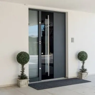 Pirnar Premium, schwarz/anthrazit, moderne Villa, großes Glas